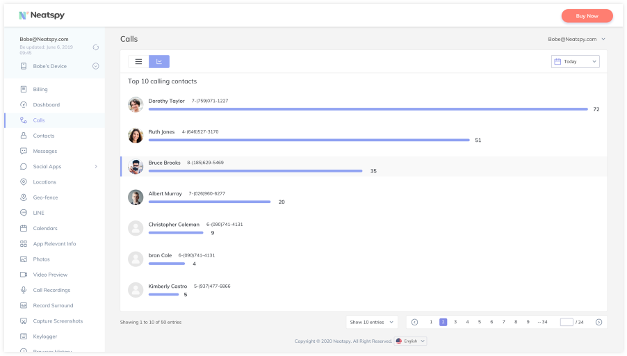 view call logs