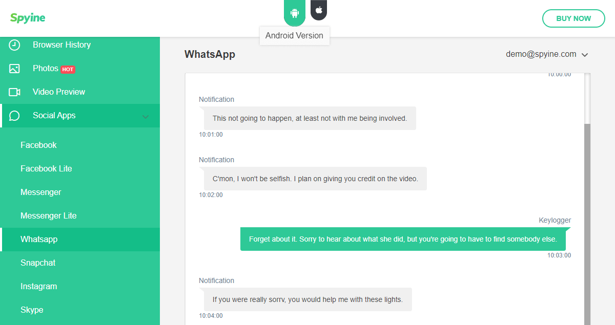 WhatsApp spy