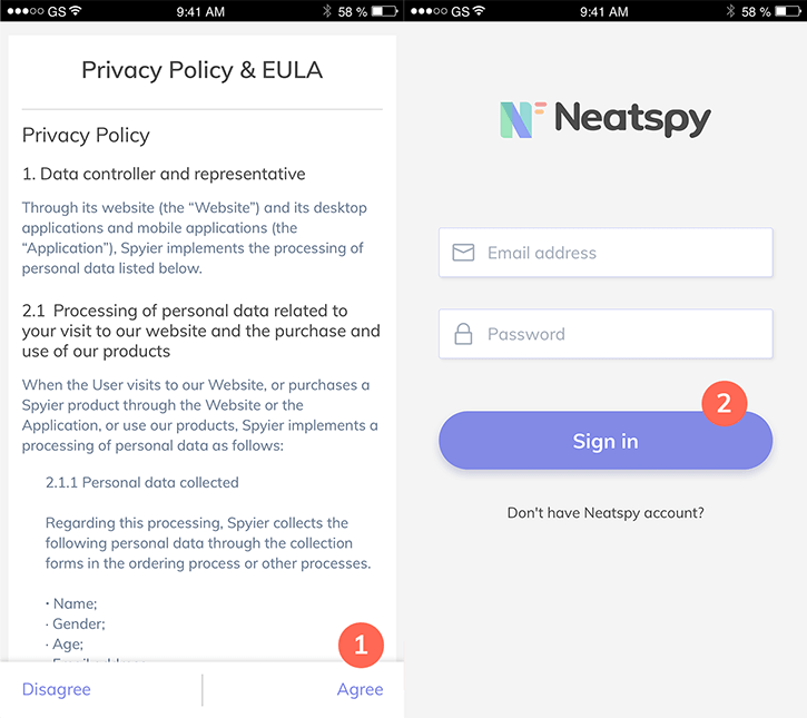 read privacy policy